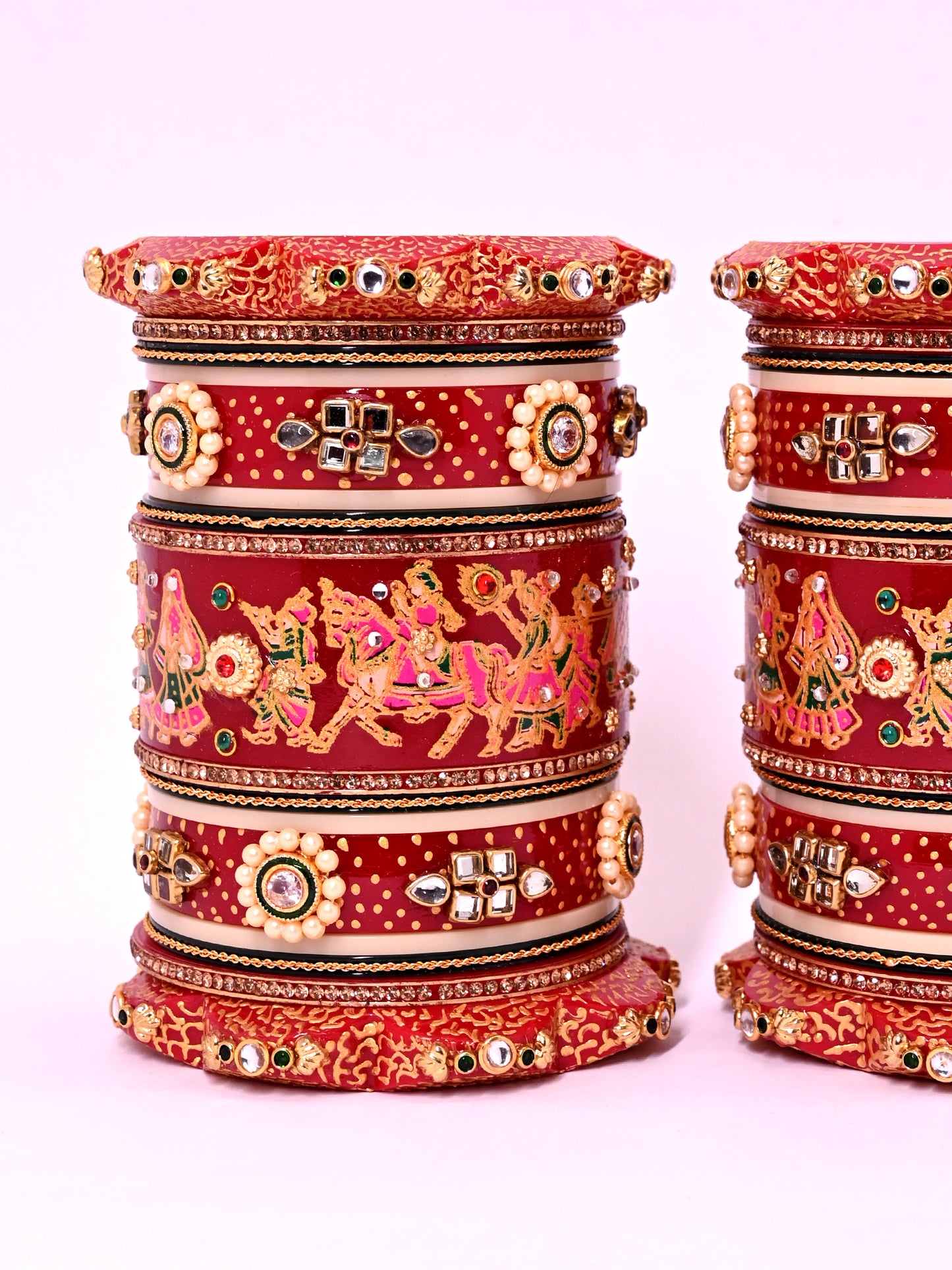 Bhagirathi Red Rajputi Bridal Chura