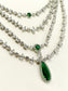 Ives Emerald American Diamond Set