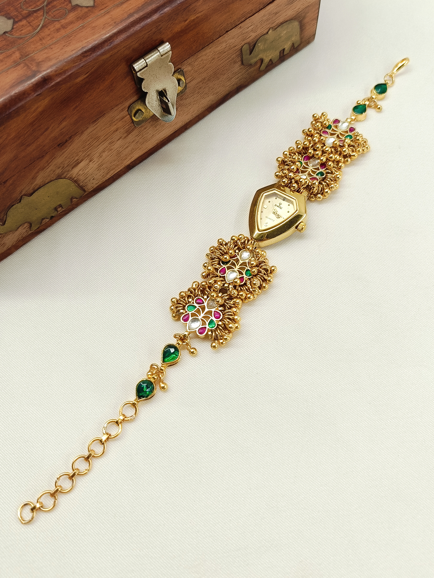 Narayani's Paachi Kundan Watch