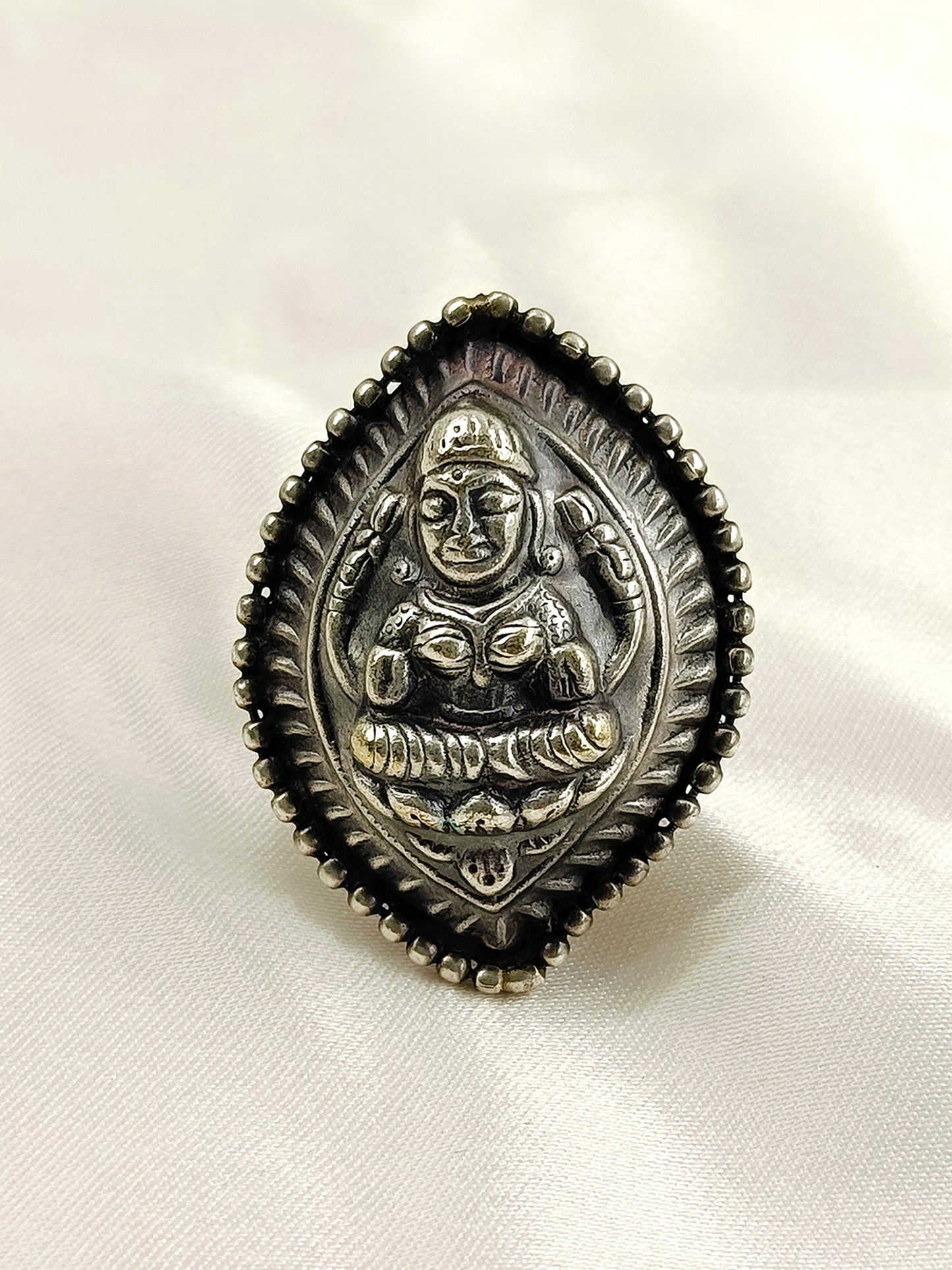 Nilma Temple Oxidized Finger Ring