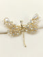 Shabnam Golden Butterfly Brooch