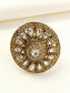 Sayani White Kundan Finger Ring
