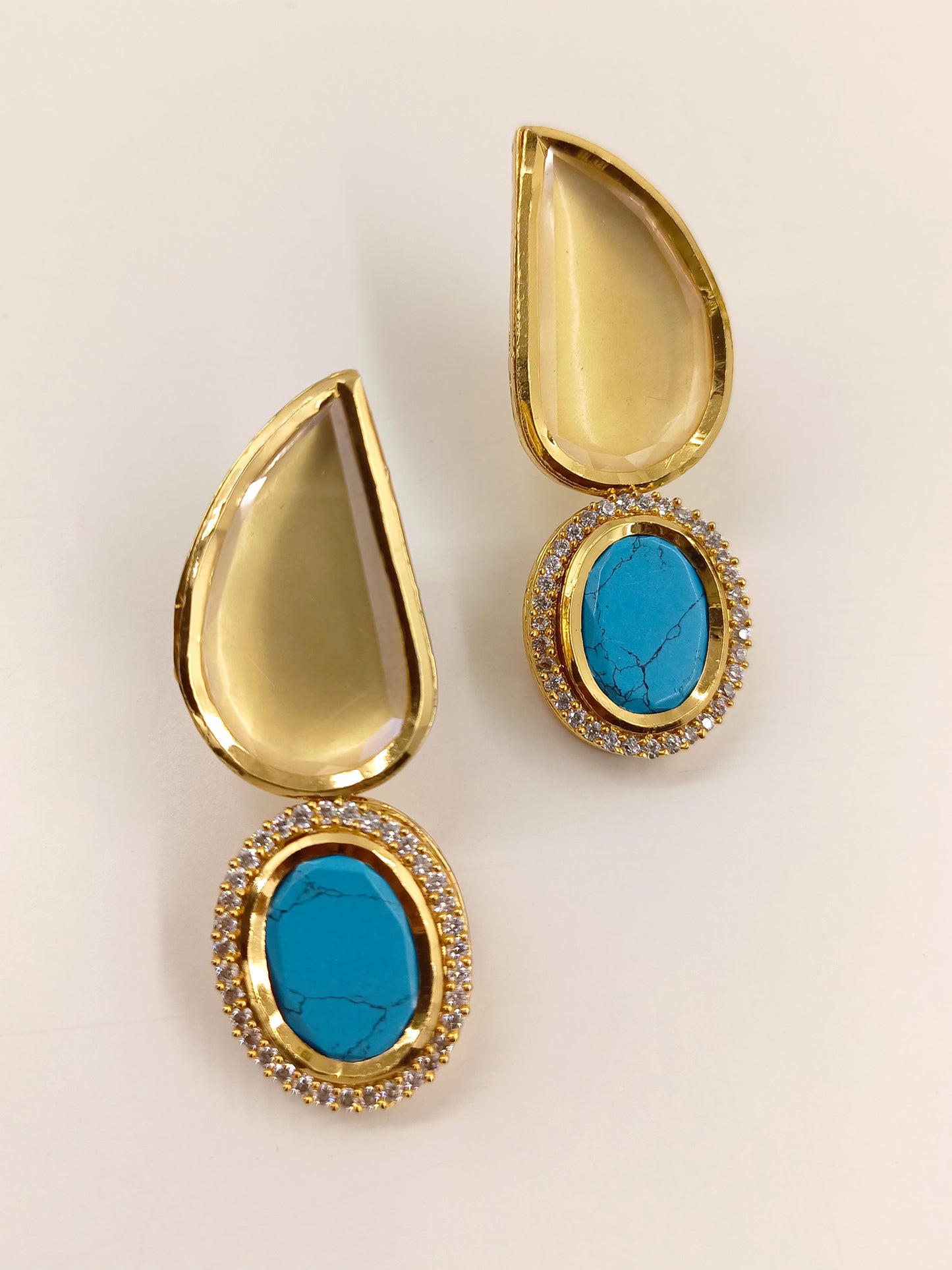 Sigourney Firozi Kundan Earrings