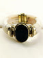 Udit Men’s Royal Black Onyx Stone Bone Bracelet