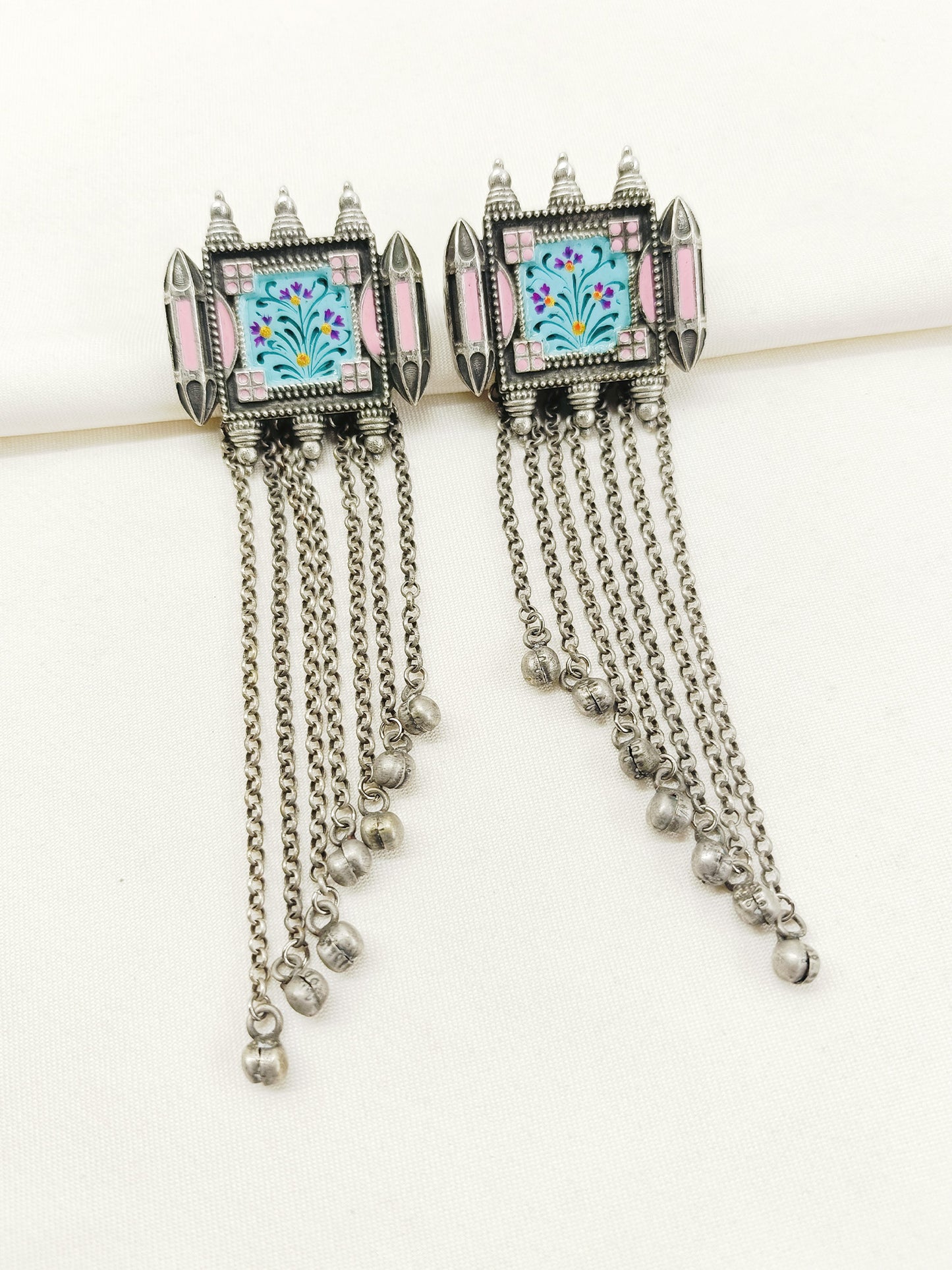Doyel Multi Colour Oxidized Earring
