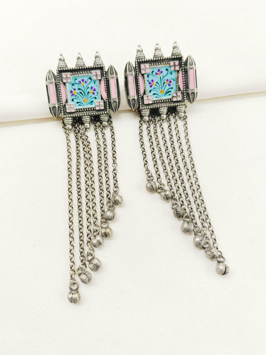 Doyel Multi Colour Oxidized Earring