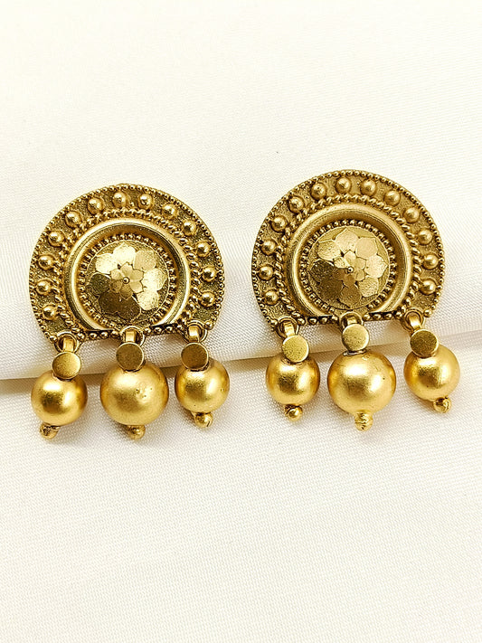 Subhashini Golden Oxidized Tops