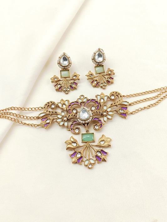 Yashwani Multi Colour Boutique Choker Set