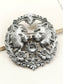 Parthiv Grey Lion Men's Brooch