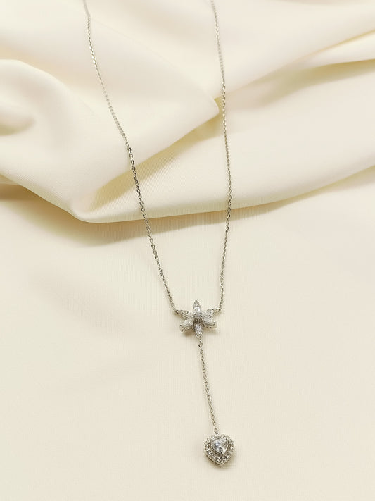 Ubika 92.5 Silver Swarovski Stone Pendal