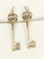 Suraiy Golden Men's Earrings