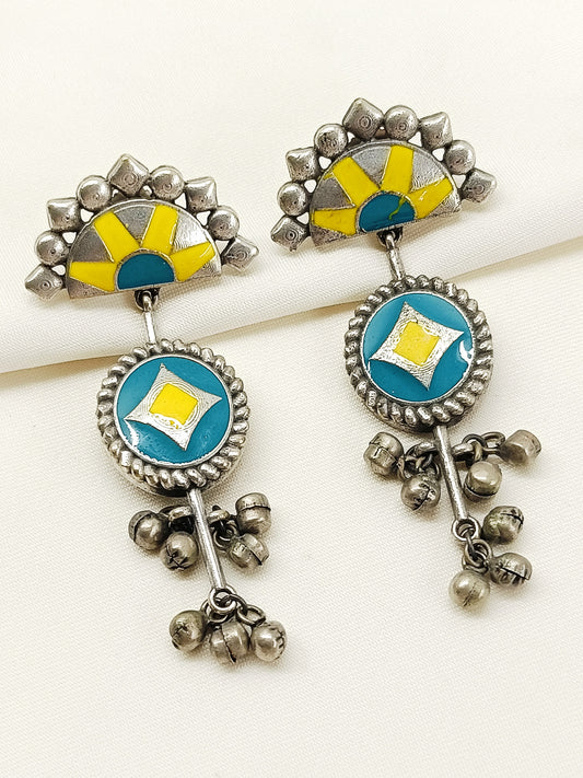 Prarthana Firozi Oxidized Earring