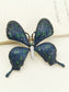 Olena Blue Butterfly Brooch