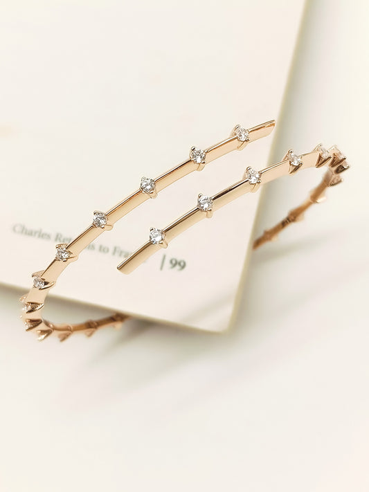 Vedika White American Diamond Bracelet