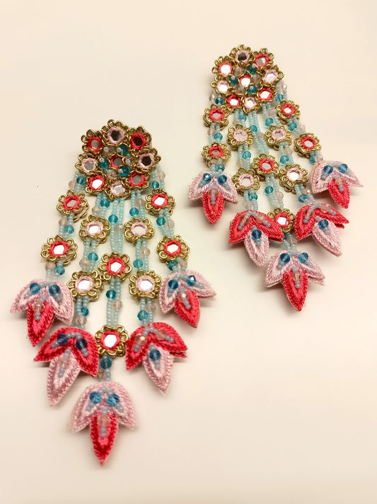 Javi Multi Colour Handmade Earrings