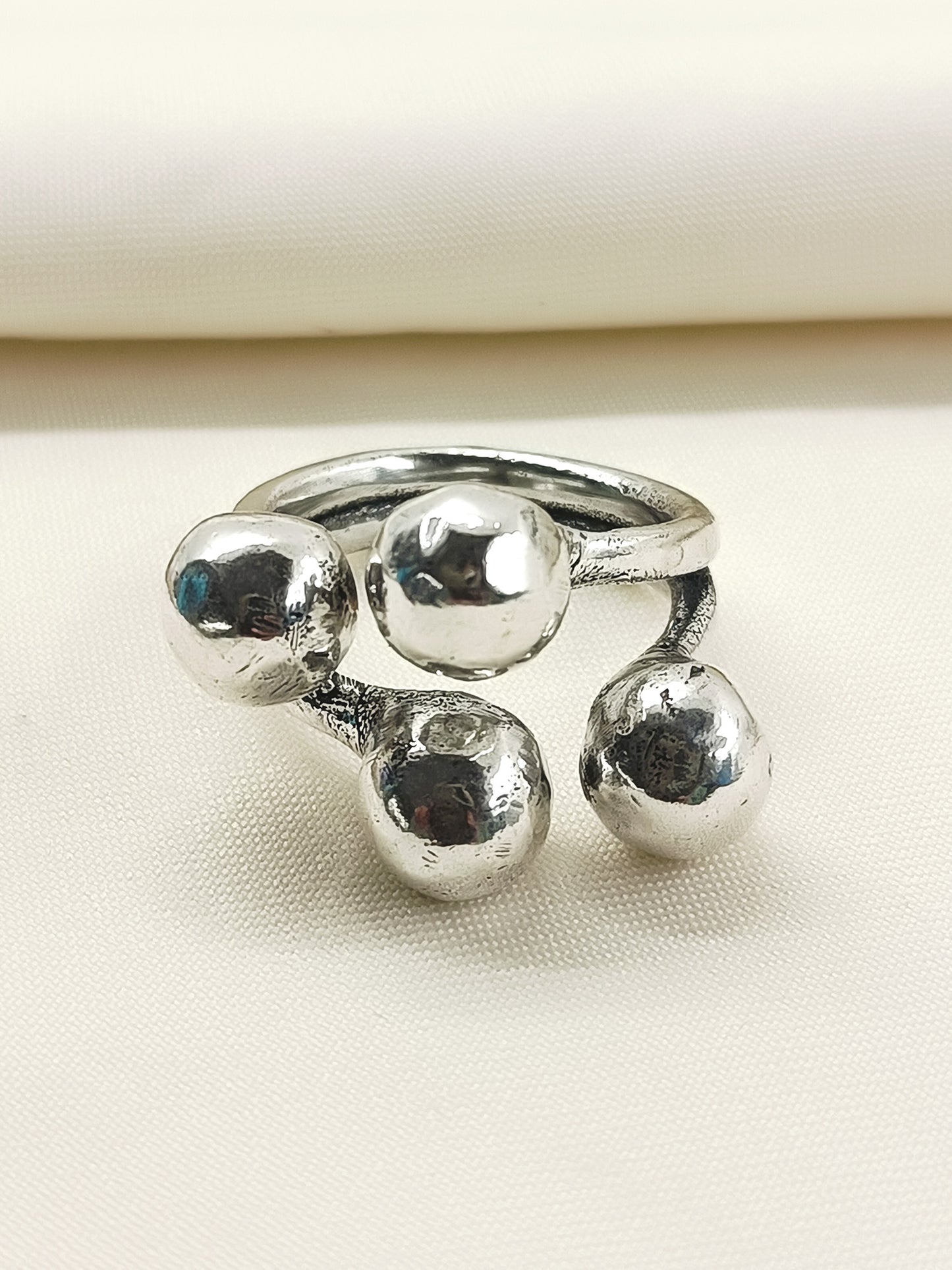 Madhav Silver Men's Finger Ring