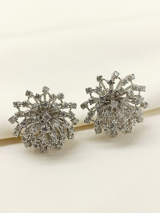 Priyal 92.5 Silver Swarovski Stone Tops