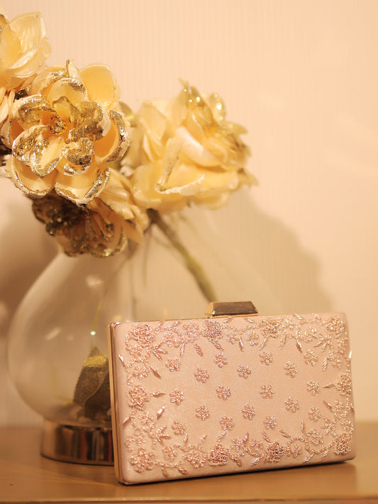 Chaksu Rose Gold Evening Clutch