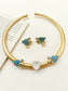 Varuni Firozi Boutique Hasli Styled Choker Set