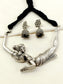 Niddhi Plain Oxidized Choker Set