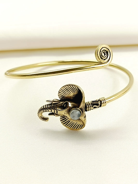 Udant Moonstone Elephant Men's Bracelet