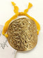 Azill Golden Oxidized Floral Carved Men's Bajubandh