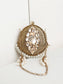 Aadya Golden Mini Metal Clutch