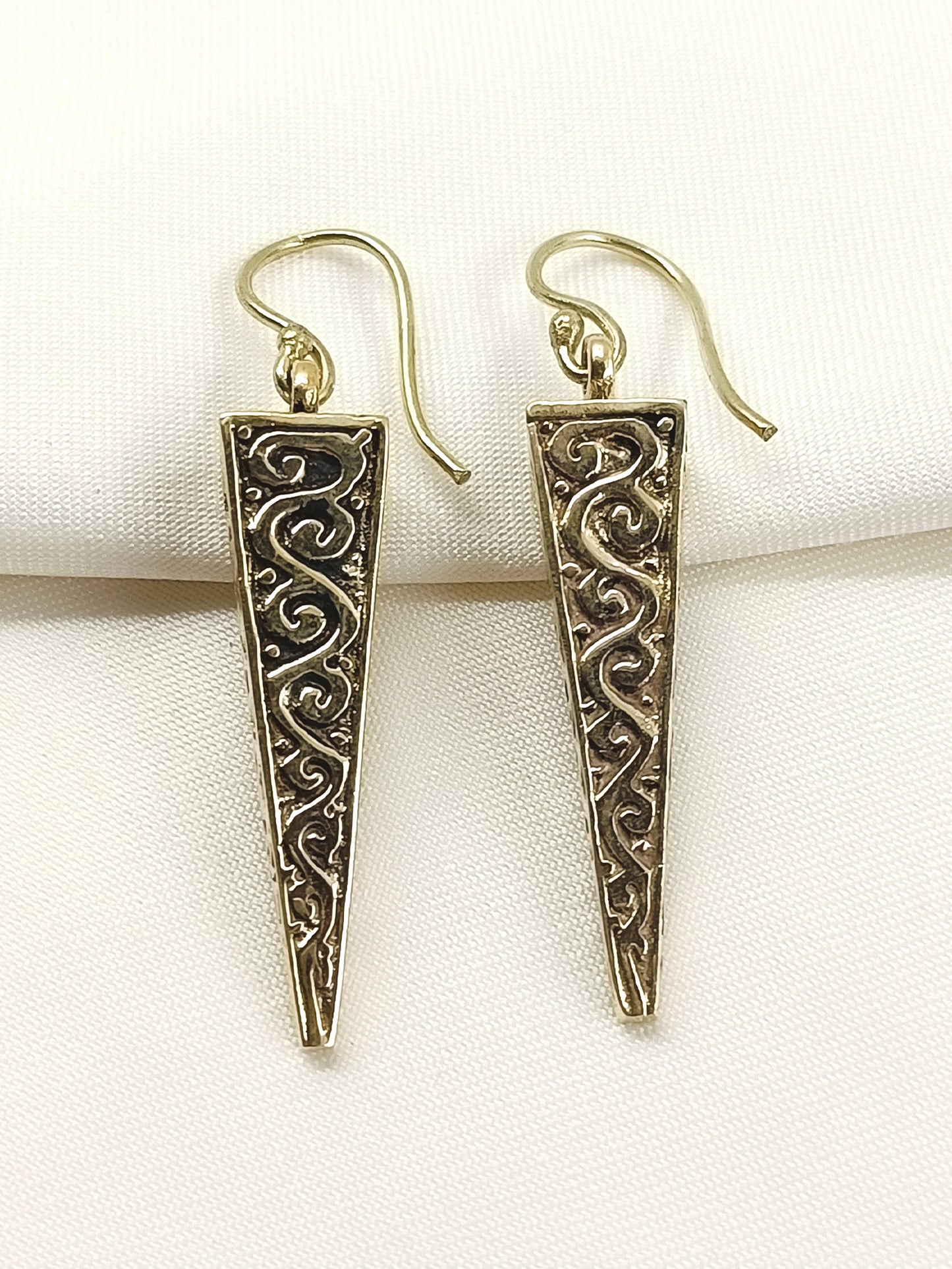 Cordlie Golden Men's Earrings
