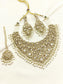 Adra White Victorian Bridal Necklace Set