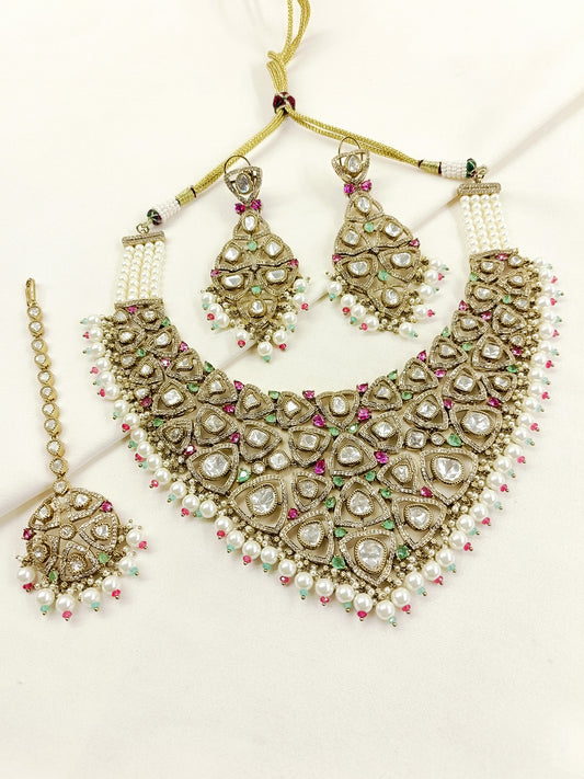 Parnitha R&G Victorian Bridal Necklace Set