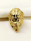 Pratvik King Lion Gold Men's Finger Ring