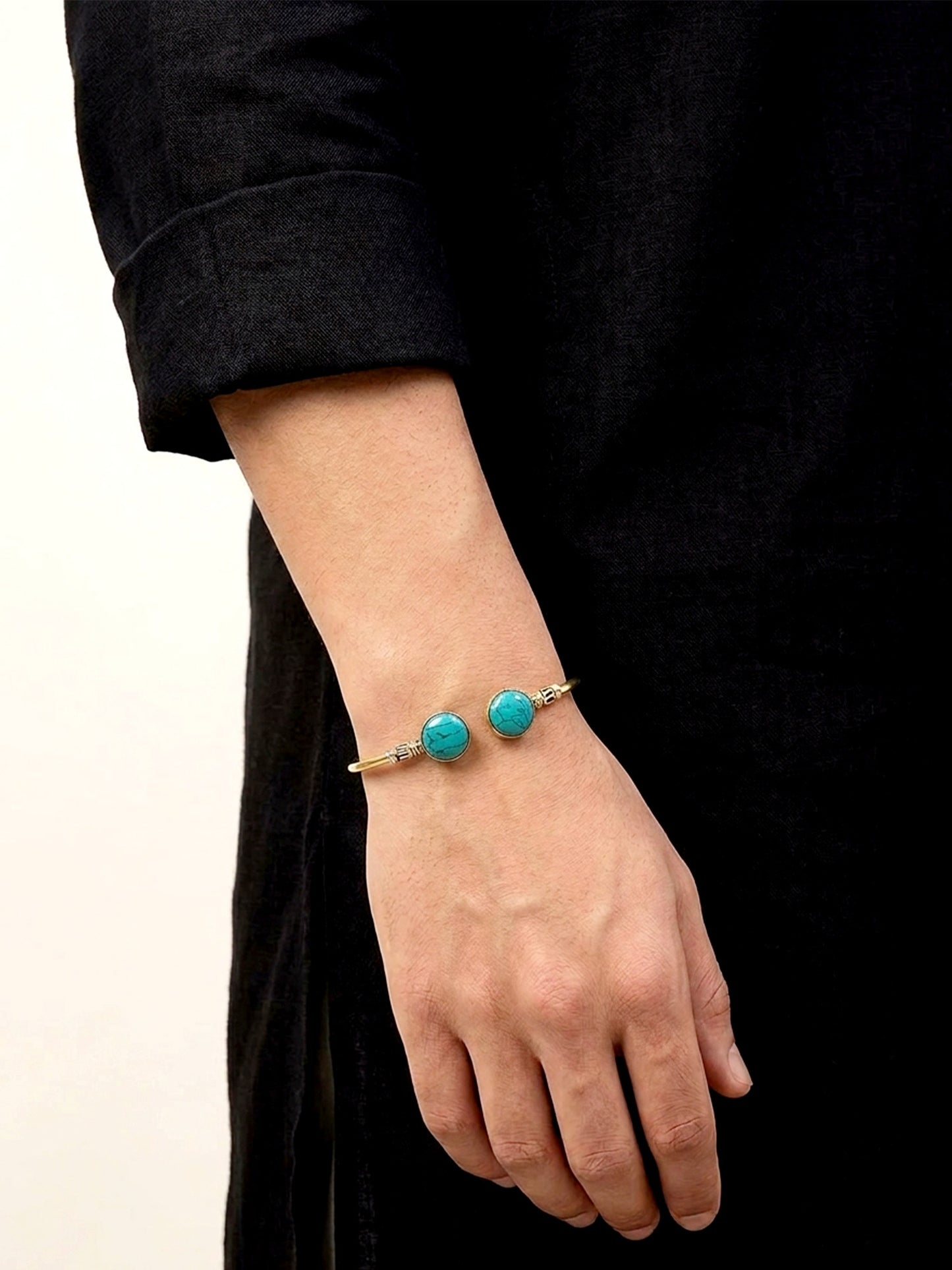 Saksham Firozi Men's Bracelet