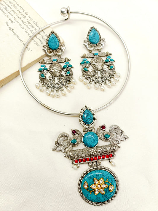 Sammi Firozi Hasli Style Necklace Set