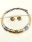 Pavani M&G Oxidized Hasli Styled Choker Set