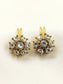 Kania White Floral Kundan Ear Cuffs