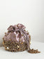 Zulekha Dusty Mauve Pastel Heavy Ghungroo Coin Potli Bag