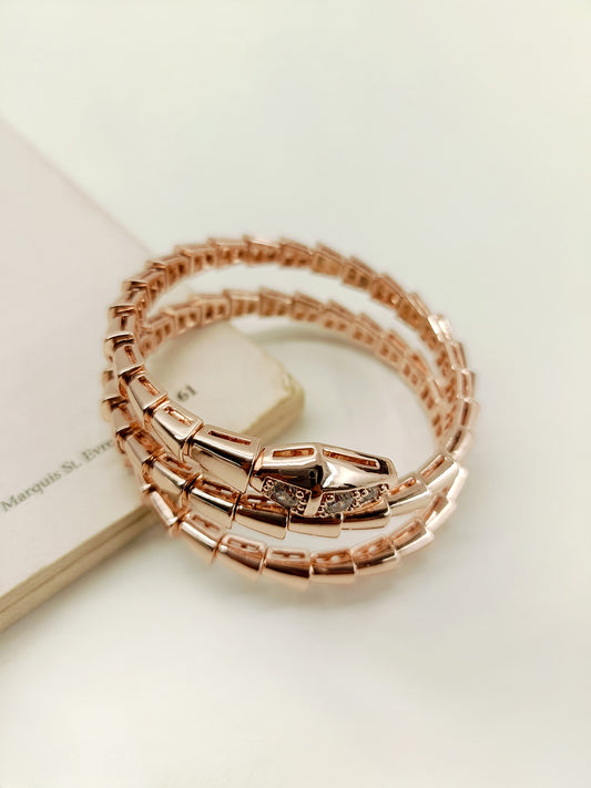 Beata Rose Gold American Diamond Bracelet
