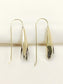 Madhvin Golden Men's Earrings