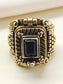 Akoya Purple Men's Finger Ring