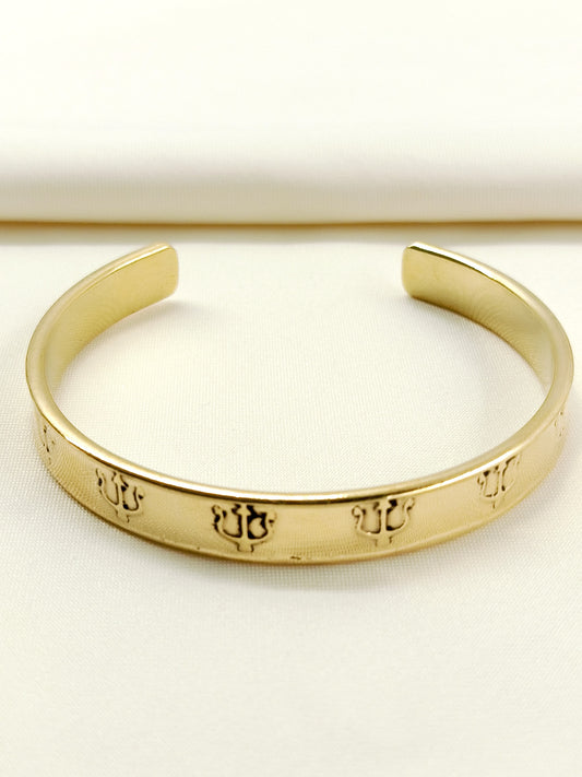 Ekaraj Golden Trishul Men's Bracelet