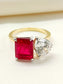 Asmat 92.5 Silver Swarovski Stone Finger Ring
