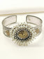 Malavika Dual Tone Oxidized Bracelet