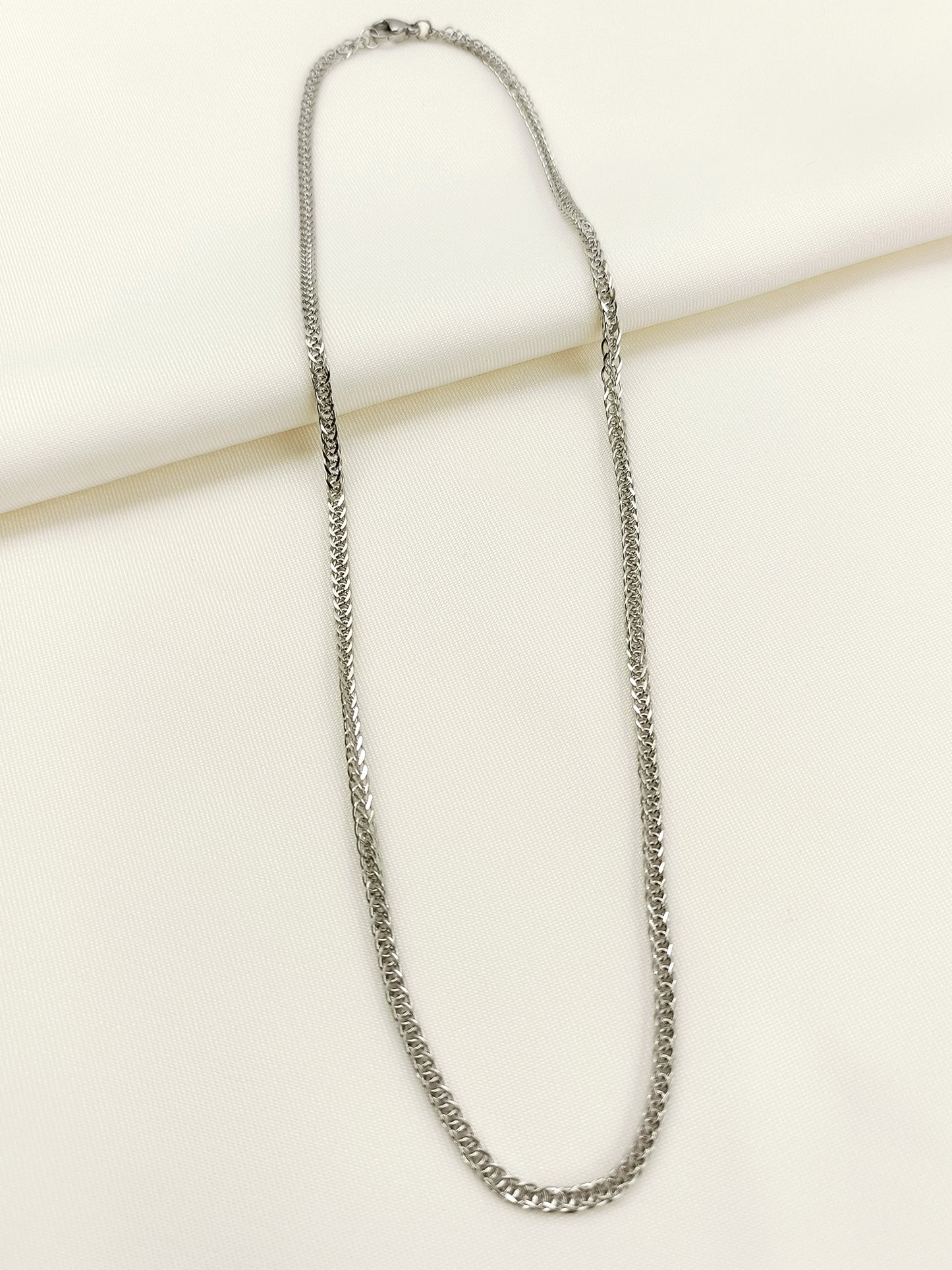Granth Silver Men's Chain