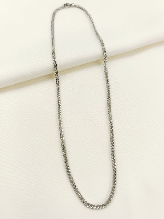 Granth Silver Men's Chain