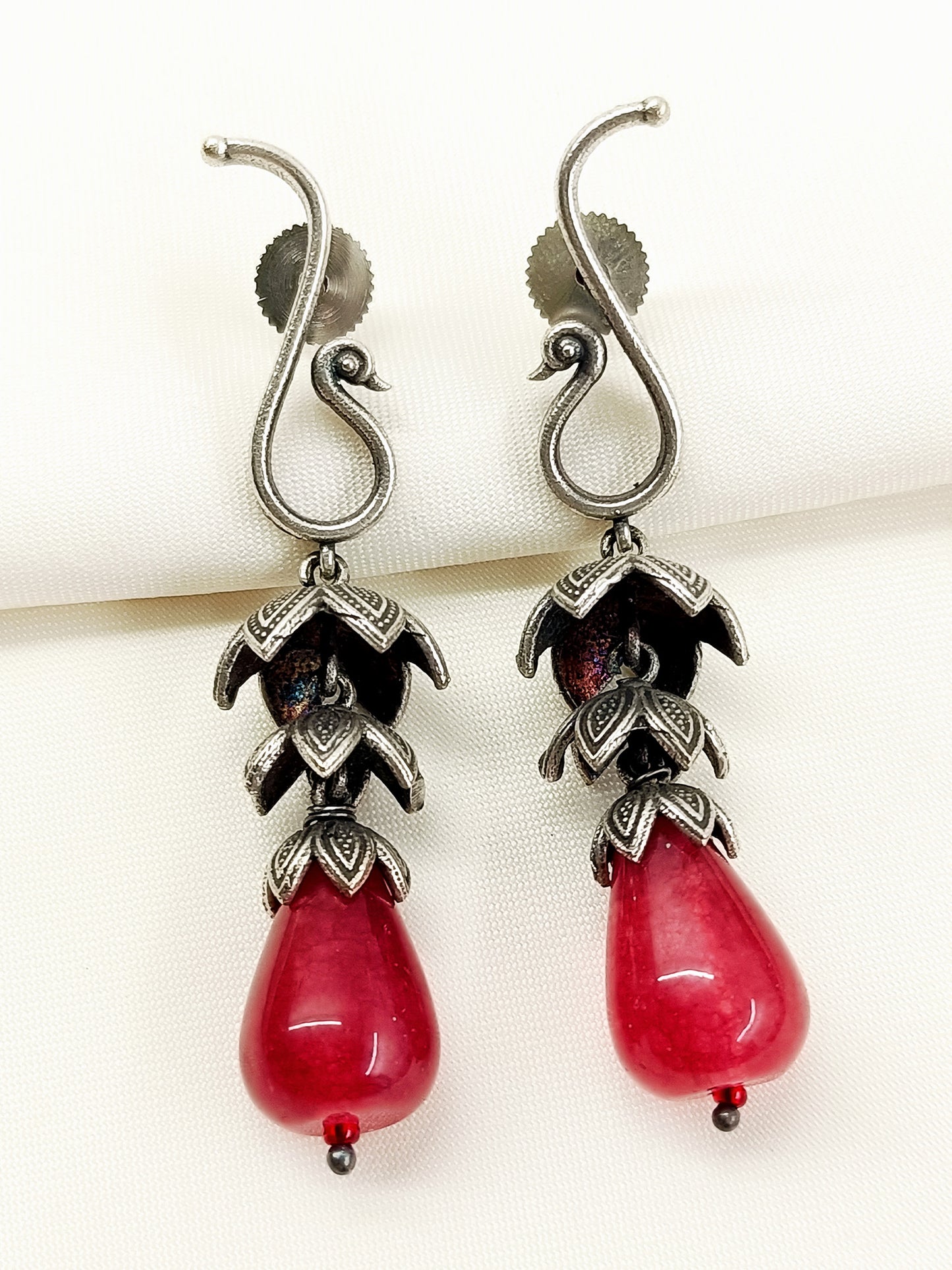 Ajmera Ruby Oxidized Jhumki