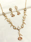 Anushri White Kundan Set