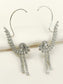 Suhasini White American Diamond Earrings