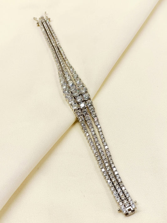 Rageswari White American Diamond Bracelet