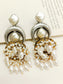 Bernadette Cream Oxidized Jhumki