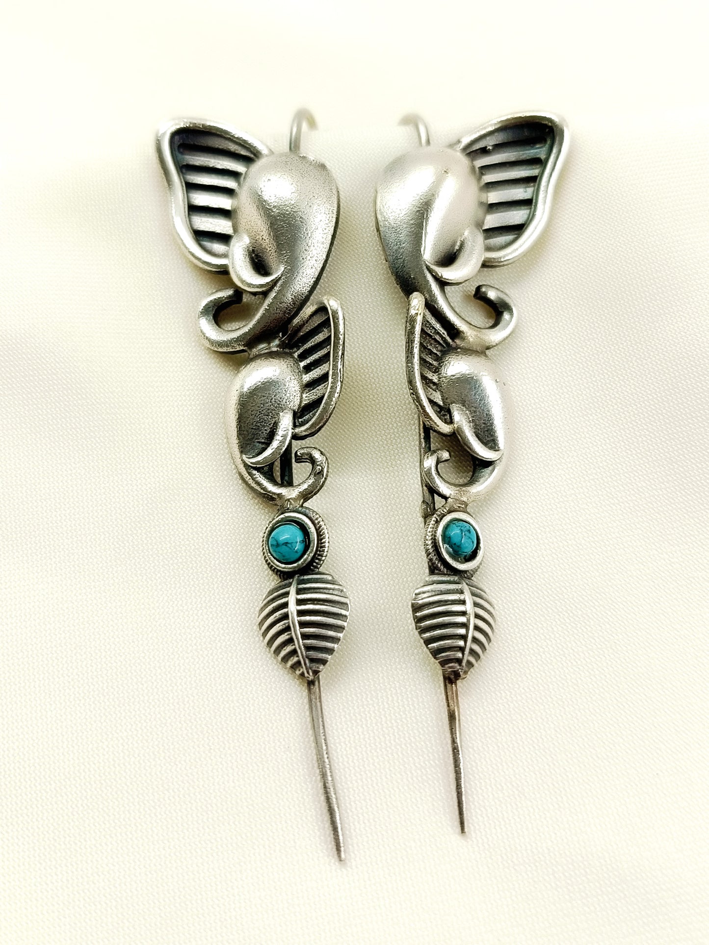 Vayu Firozi Elephant Men's Earcuffs